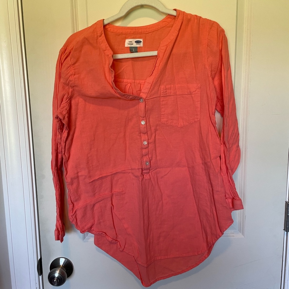 Button front tunic